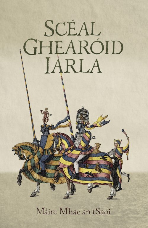 Book cover of two medieval knights on horseback.