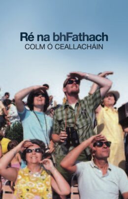 Book cover photograph of people staring at the sun.